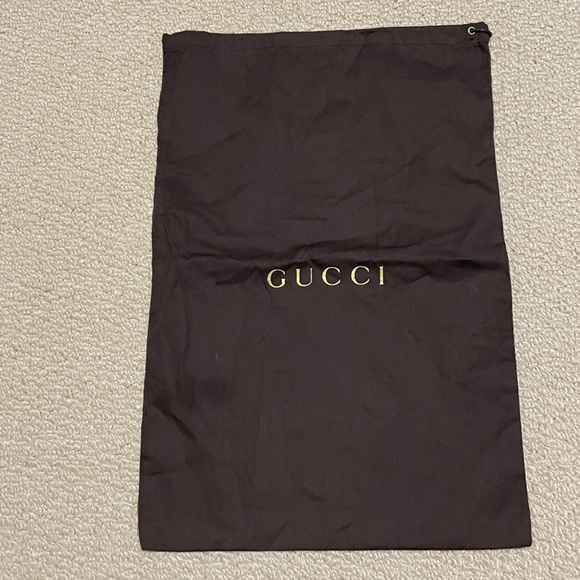Brown Gucci Shoe Dust Bag - Picture 1 of 1